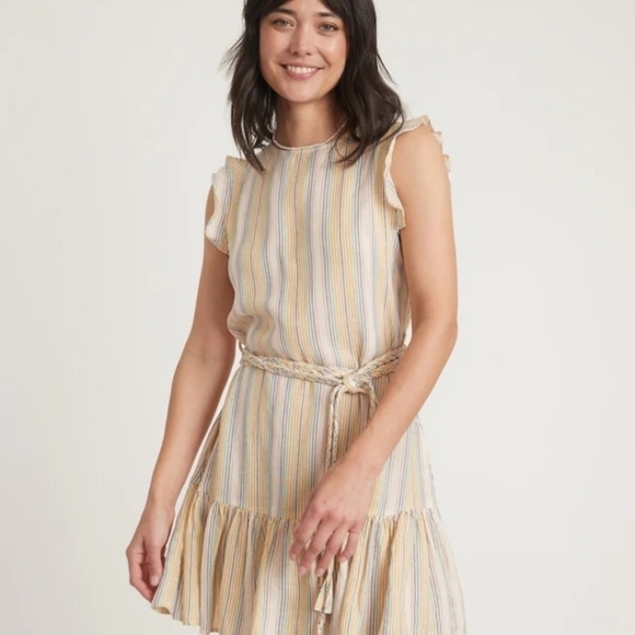 Marine layer Laney Mini Dress in Beachy Stripe - Picture 2 of 8